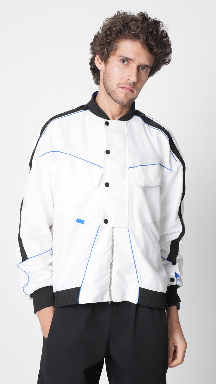 WHITE VORTEX SQUAD JACKET | RESPAWN 2.0